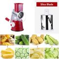 Manual Rotary Cheese Grater Slicer Multifunction Manual Vegetable Cutter Slicer Grinder. 