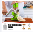 New 3 in 1 Vegetable Cutter, Multifunctional Vegetable Slicer, Drum Slicer for Kitchen - 3 in 1 Rotary Cheese Grater Slicer and Peeler - Manual Hand Cutter - Drum Grater Machine kaddu kash. 