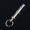 MA Adjustable Whistle Sound with Keychain Pet Training Stainless Steel Whistle. 