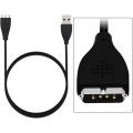 Replacement USB Charging Cable Cord Charger Adapter for Fitbit Surge, Fitness Wristband Smart Watch. 
