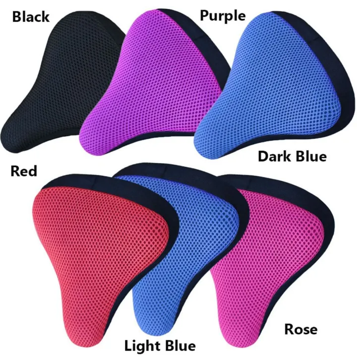 SUQI%20High%20Quality%20Bicycle%20Saddle%20Comfortable%20Breathable%20Saddles%20Bike%20Seat%20Cover%206%20Colors%20Cycling%20Cushion%20Bicycle%20Bike%20Accessories%203D%20Soft%20Cycling%20Silicone%20Seats/Multicolor%20-%20Image%204