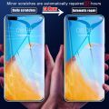 （For P40 Lite）2in1 Soft Hydrogel Film For HUAWEI P20 P30 P40 P50 Lite Pro Nova 9 Screen Protectors For Honor 9X 10i 20 Lite 50 Pro Back Film. 