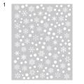 Nail Sticker Christmas Patterns Non-Fading Ultra Thin Christmas Snowflakes Nail Foil Stickers for Female. 