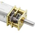 Speeds Reduction Gear DC Motor Metal Gearbox With Gearwheel 3 V-50 RPM. 