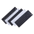 English Keyboard Replacement Stickers White on Black Any PC Computer Laptop. 