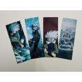 Kakashi Naruto Bookmarks - Pack of 4. 