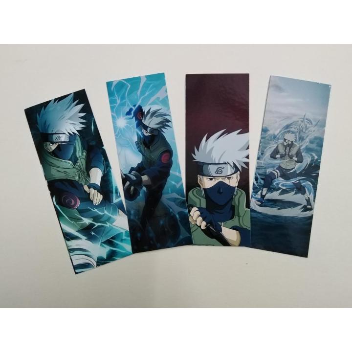 Kakashi Naruto Bookmarks - Pack of 4
