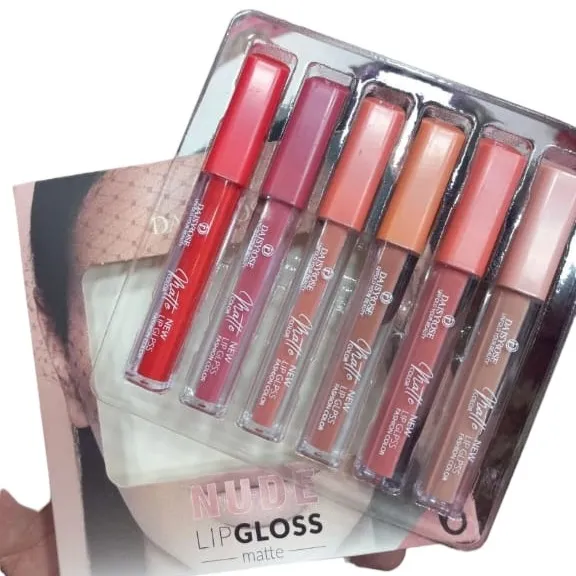 Pack%20Of%206%20Matte%20Moisturizing%20Waterproof%20Long%20Lasting%20lip%20gloss%20Set%20Matte%20Nude%20Redish%20Shades%20Lipglosses%20Lipsticks%20-%20Image%206