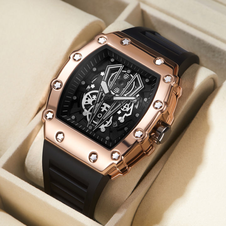 Wlisth Casual Quartz Men Watches Top Brand Luxury Stainless Steel Strap Date Time Waterproof Wristwatch Clock 6147