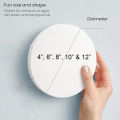 Openness - Round Canvas - Pack of 5 - Each Size  4,6,8,10,12 Inches Round Board 100% Small Cotton Stretched Blank Canvass For Painting - Well Prime Coated. 