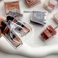 RHS Online 2PCS Vintage INS Acrylic Binder Clip Coffee Old Time Series Book Paper Clip Ticket Bill Clips Hand Ledger Clip. 