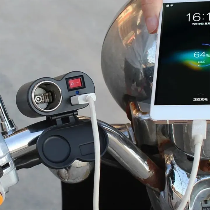 Universal%20Bikes%205V-2.1A%20Motorcycle%20Mobile%20Phone%20USB%20Charger%20Port%20Power%20Adapter%20Socket%20Hot%20(Black)%20-%20Image%208