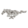 Luxury Horse Metal Logo Mustang Horse Emblem Sticker for All Cars, Jeep, SUV (Black). 