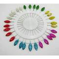 New Hijab Pins Leaf Shape Pins Muslim For Women Safety Scarf Pins Hijab Pins Mixed Color. 