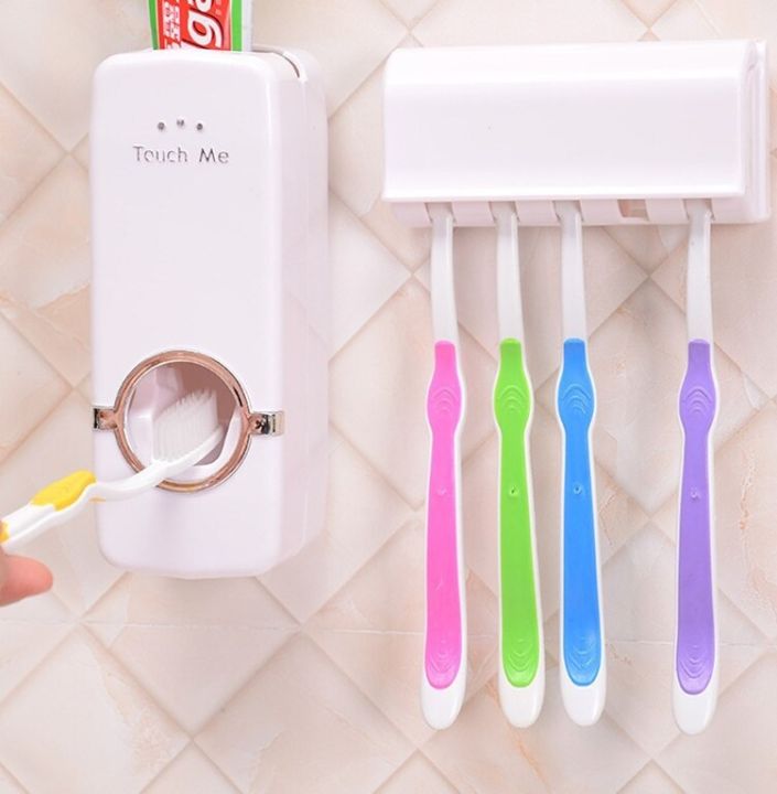 %5BHigh%20Quality%5D%20Toothpaste%20Dispenser%20and%20tooth%20brush%20holder%20,%20%20Toothpaste%20Dispenser%20automatic%20%20For%20Homes%20And%20Bathrooms%20white%20-%20Image%204