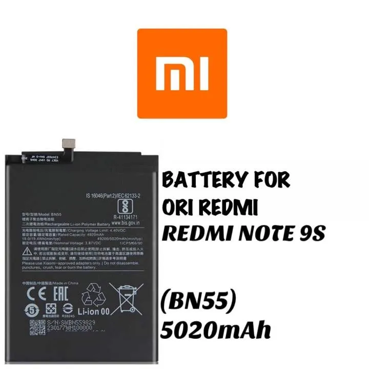 Xiaomi%20Redmi%20Note%209s%20Battery%20Replacement%20BN55%20Battery%20with%205020mAh%20Capacity%20_%20Battery%20Replacement%20for%20Redmi%20Note%209s%20-%20Image%202