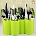 Plastic Kitchen Utensil Holder Dinnerware Rack Tableware Organizer Boxes Spoon Rest Fork Stand Knife Box. 