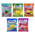 Fox's Crystal Clear Fruits Oval Candy Mix Flavoured, (Pack Of 5)x 125g. 
