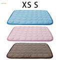 Dog Cooling Mat Cooling Pad Bed for dogs and cats Kennel Pad Breathable Machine Washable , blue XS. 