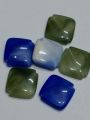 Square Chips Plastic Beads for DIY Crafts - Pack of 40gms - Ideal for DIY Jewelry Making, Jewelry, and Dress Accessories.. 