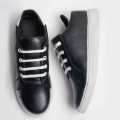 White sneakers, casual stylish sneakers, running shoes, joggers, fashion sneakers. 