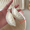 Simulation Dumplings Keychain Bag Pendant Cute Mini Squishy Toy Dumplings Simulation Food Decoration Charms Stress Relief Gift. 