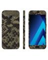 Samsung Galaxy A3 2017 Grey Brown Snake Leather Texture Mobile Skin. 