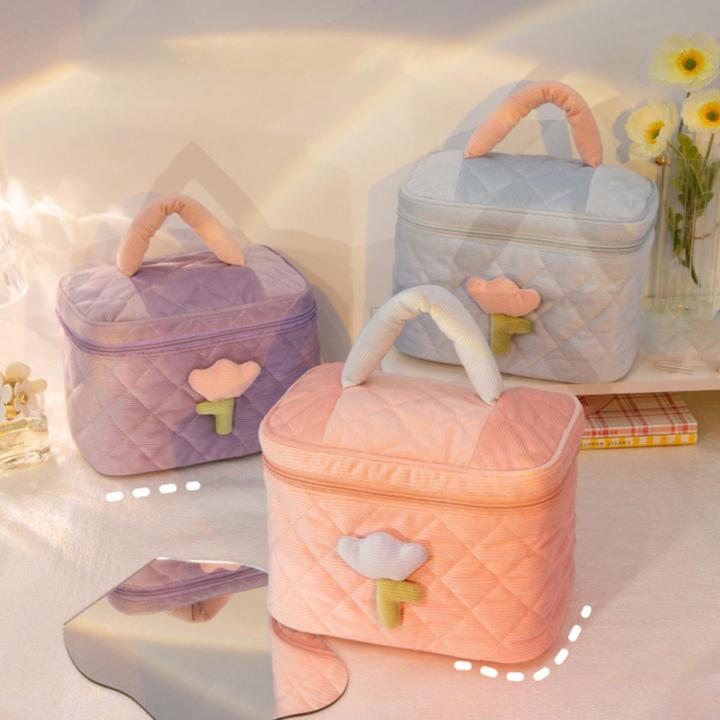 Makeup Organizer Exquisite Women Cute Delicate Cosmetic Bag