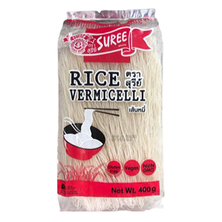 Suree Rice Vermicelli Noodles Gluten Free, 400 gm