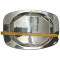 Stainless Steel Rice Serving Dish 14 Inch x 10 Inch |  Made from food-grade stainless steel. 