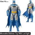 Big Size Batman Hero Marvel Avengers Action Figures moveable with Led light toys for kids. 