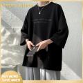 Enigma- Pullover Top 3/4 Sleeve Hip Hop Style Man Oversized T-shirt. 