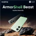 Realme Note 60x Smartphone 4GB RAM 64GB ROM. 