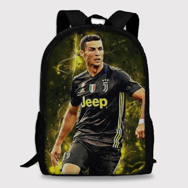 Ronaldo Backpack For Football Fans CR7 College Bag at CustomizeGiftsPK