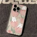 Cartoon Elegant Cute Casing Oil Painting Flower Tulip Butterfly Pattern Case for itel A80 Clear Softcase Premium Shockproof Back Cover. 