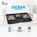 OCEAN Built in HOB WH-334 GLASS  (W) 34 Inches Glass , 3 Prime Burner 1 Year Brand warranty. 