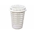 PLASTIC LARGE LAUNDRY WASHING CLOTHES LINEN STORAGE BIN BASKET 58 LITRE. 