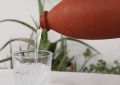 Handmade Natural Clay Water Bottle 1L Self Cooling Matka Eco-Friendly Water Vessel. 