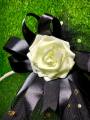Elegant Gift Basket with Black net Wrap and beautiful flower Best for Birthday/Anniversary/Wedding/Gift By Maxify Store. 