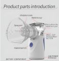 YYS Mesh Nebulizer Machine Portable Soundless Nebulizer USB Support (Mini/Hand /Mesh Nebuliser) (For Kids & Adults) (Ultrasonic Mesh Atomizer) World Best Machine Inhaler Waterproof Asthma Inhalator acute symptomatic management of respiratory diseases. 