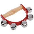 XHHDQES Tambourine Handbell Baby Kid Child Early Educational Musical Instrument Rhythm Beats Shaking Small Jingle Bell Toy Tool. 