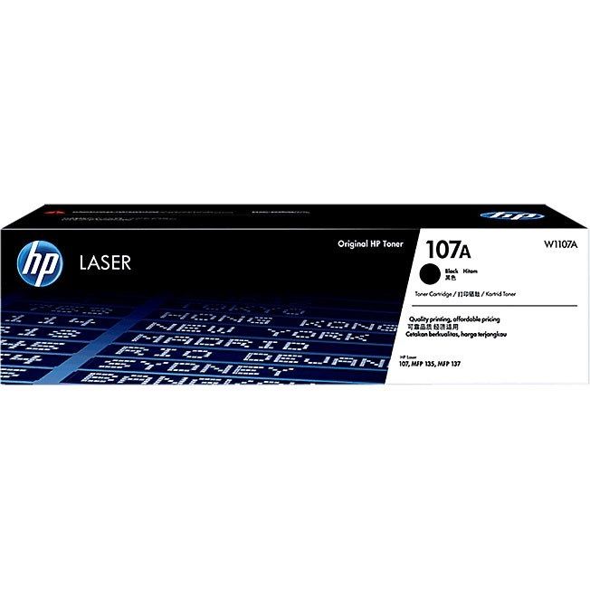 AT - P 107A Black Original Laser Toner Cartridge