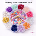 DIY Bracelet Kit Flower Box – Jewellery Making Kit for Girls & Kids with Random Beads, Charms & Strings. 