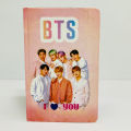 Pink BTS Army | Diary Notebook A5 Size. 