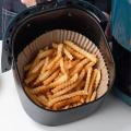 AIR FRYER LINERS 50 pcs | Disposable Paper Liner Non-Stick Mat Steamer Round Paper Baking Mats | Water-Proof Parchment Paper for Air Fryer | BuyVogue. 