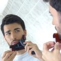 New Innovative 2-in-1 Beard Styling Comb with Transparent Edge Tracing Guide | Facial Hair Shaping Tool for Clean Mustache and Beard Lines, Hairline, and Jawline Symmetry | Perfect Gift for Bearded Men and Grooming Enthusiasts. 