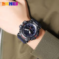 SKMEI  Dual-Display Electronic Wristwatches With Luminous 50m Waterproof Mutifunctional Sports Watch For Men 2226. 