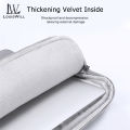 LouisWill Laptop Bag Notebook Protective Case PC Tablet Case Cover Hand Carry Laptop Bag Anti Shock Pouch Case with Plus Velvet Lining for Macbook Air Pro Retina 13.3 15.4 inch. 