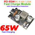 PD 65W Fast Mobile Charging Module Type-C Interface DC8-32V Supports 3.25A PD3.1 QC3.0 QC4.0 SCP FCP PPS Apple Samsung Fast Charging. 