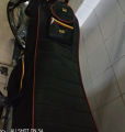 Motorcycle CD70 full cover in Black Ragzine top and side kapra in fabric | bike cover | bike cover CD 70 | bike cover. 